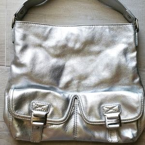 Michael Kors Hobo Bag Silver